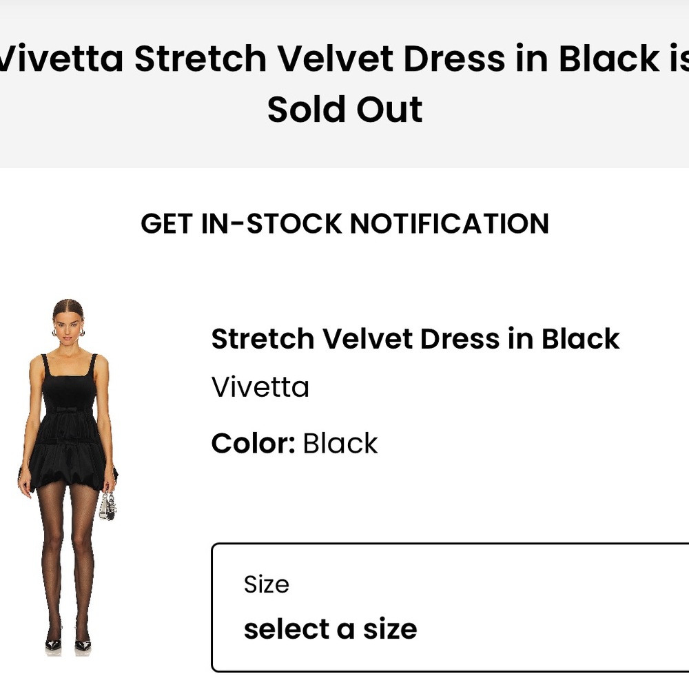 Chic Black Mini Dress - Picture 3 of 3